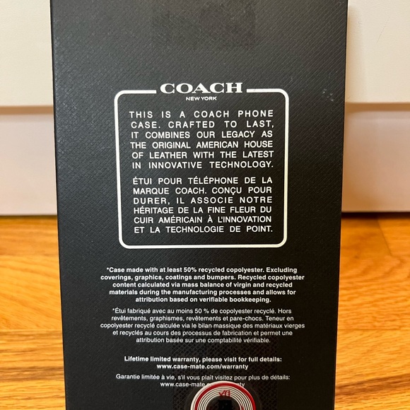 Coach (R $129) authentic IPhone 15 Pro Max Case Wallet NWT - Picture 9 of 13